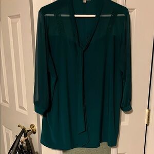 Elegant Teal Blouse